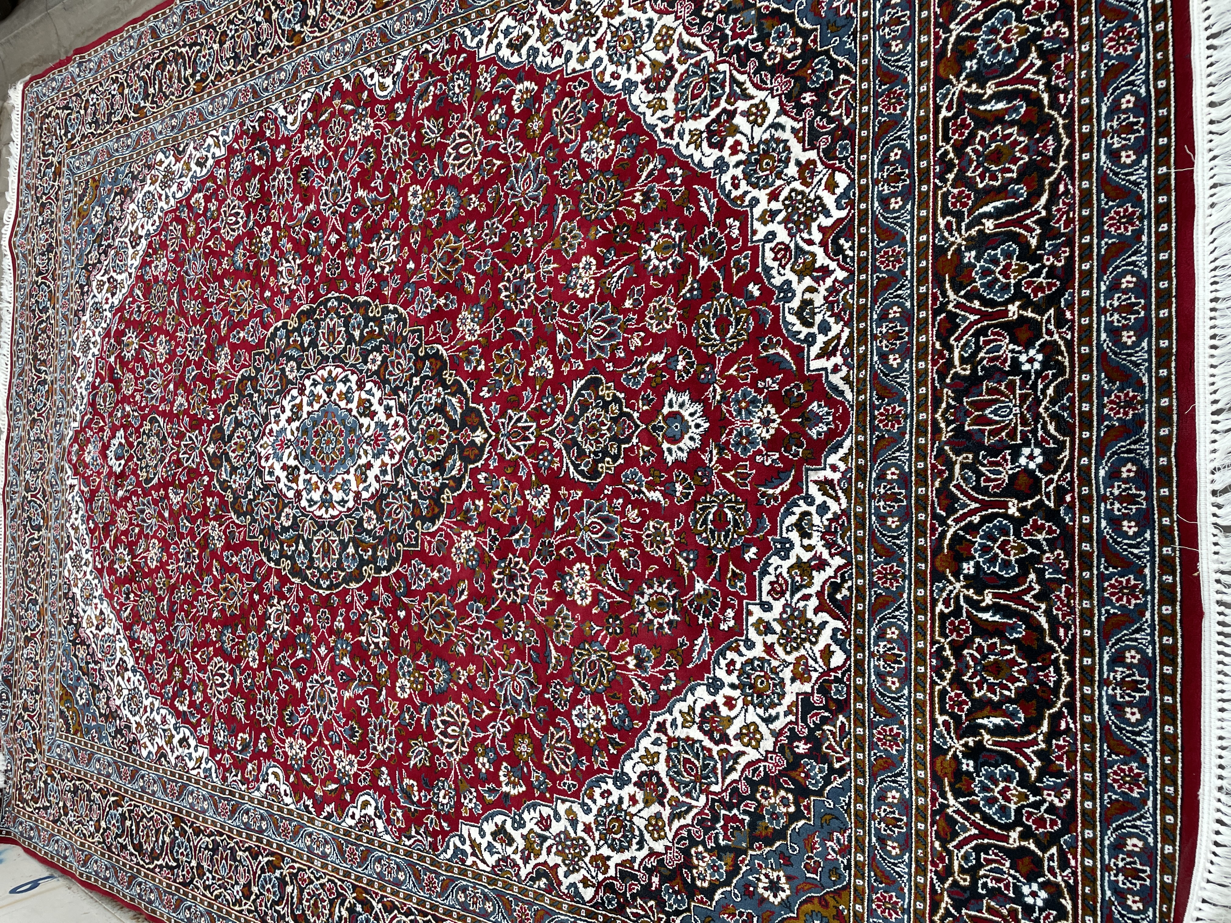 سه تخته فرش ۱۲ متری ماشینی اکرلیک نقشه کاشان