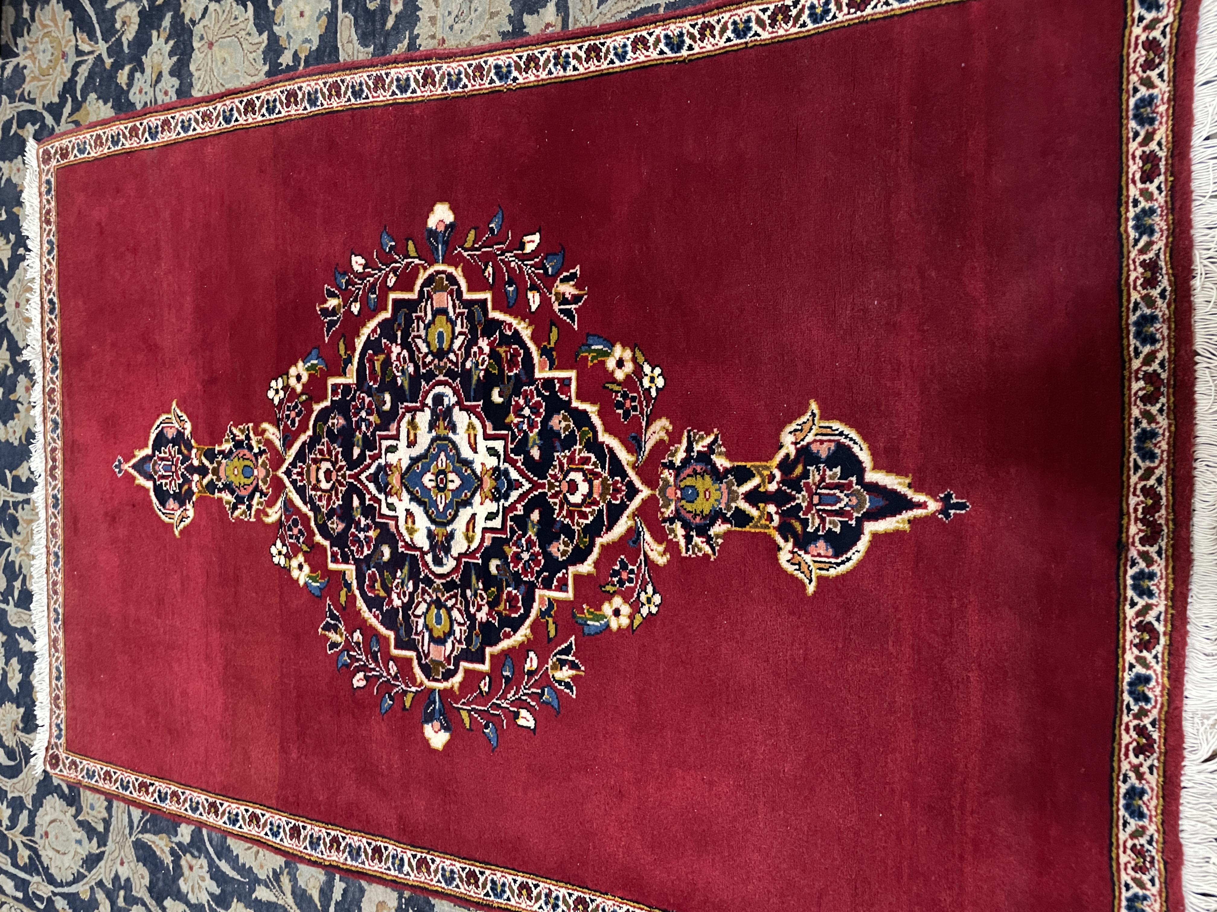 ذرع و نیم کف ساده کاشان خوابدار و سالم