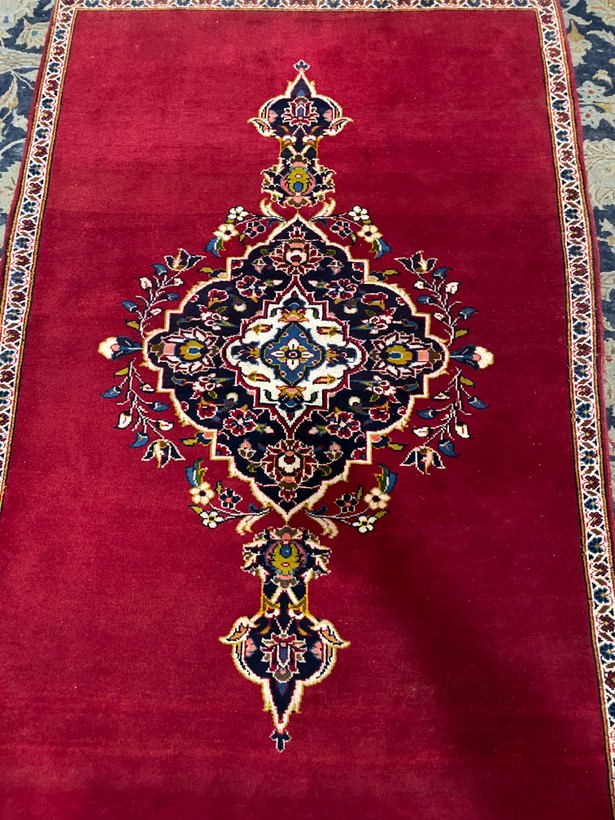 ذرع و نیم کف ساده کاشان خوابدار و سالم