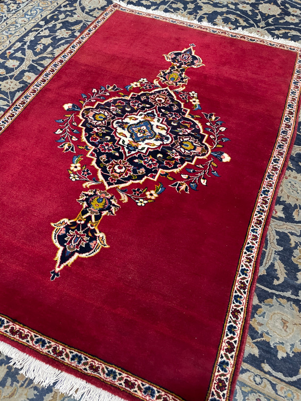 ذرع و نیم کف ساده کاشان خوابدار و سالم