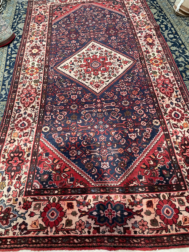 کناره دستبافت خوابدار ملایر(همدان) سالم و پرزدار