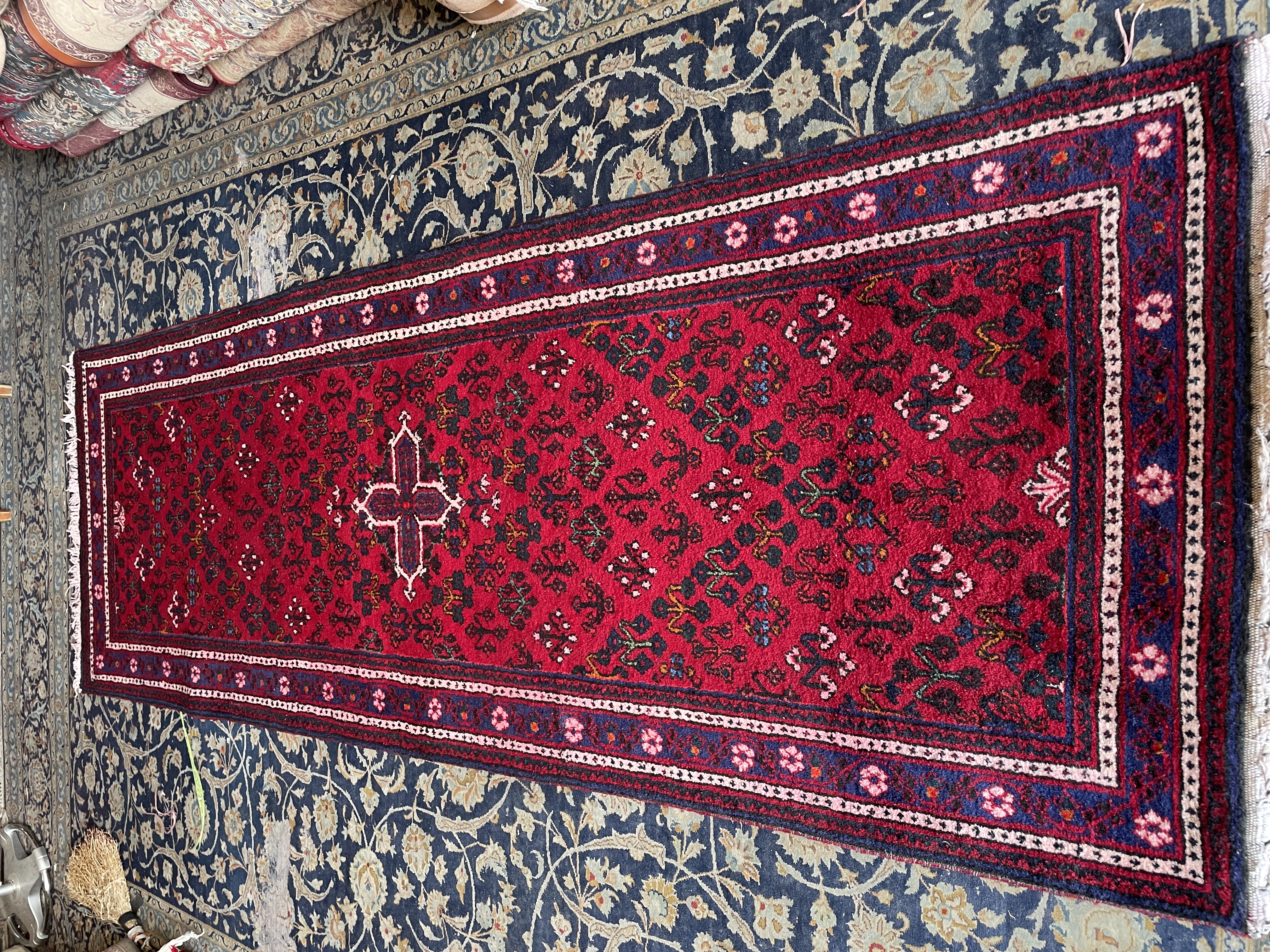 کناره دستبافت جوشقان سالم و خوابدار