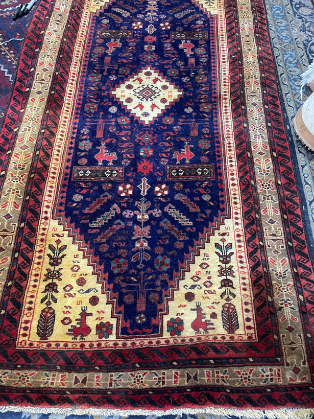 یک تخته کناره دستبافت اردبیل چله پشم و کرک