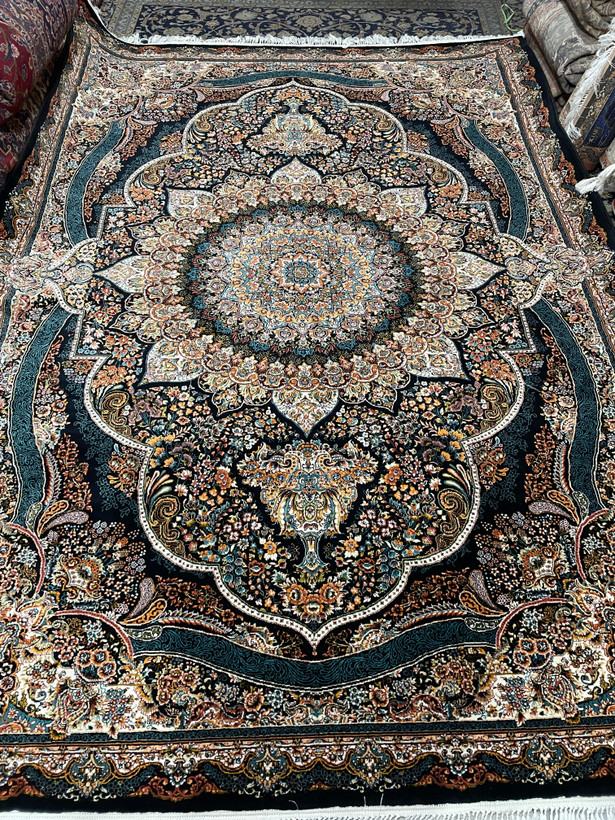 جفت ۹ متری سرمه ای ماشینی ۷۰۰ شانه تراکم ۲۵۵۰
