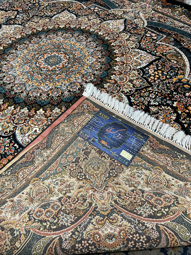 جفت ۹ متری سرمه ای ماشینی ۷۰۰ شانه تراکم ۲۵۵۰