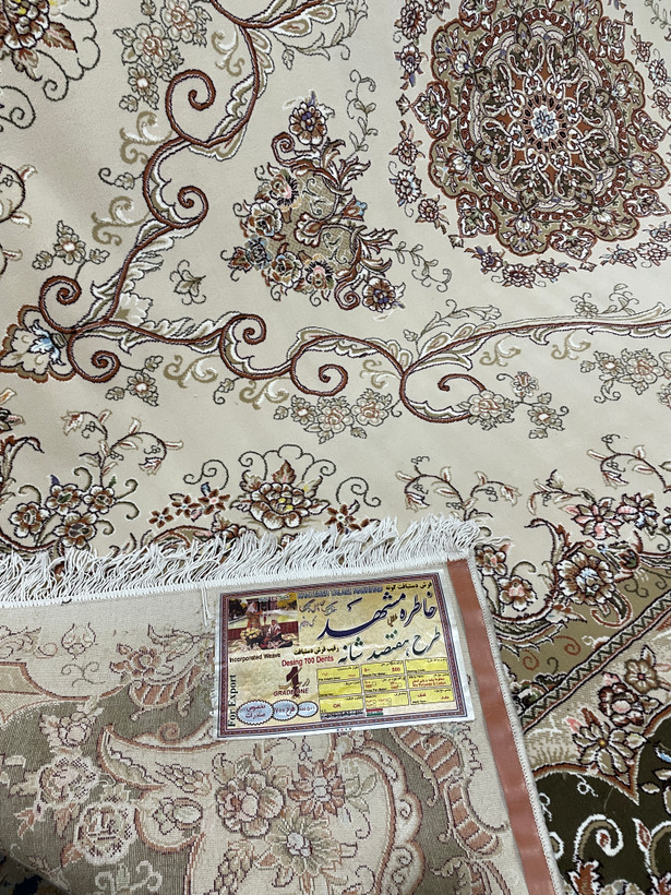 جفت ۱۲متری و جفت ۹ متری ماشینی کرم یک نقشه
